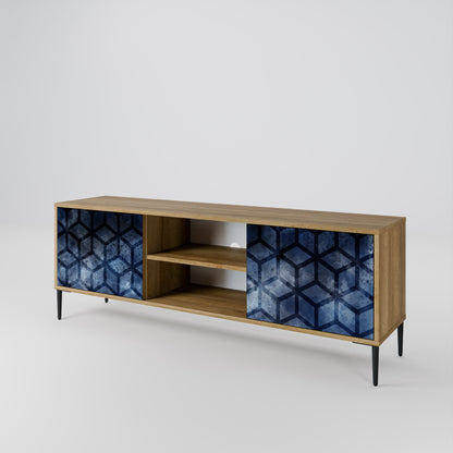 CUBIC MIST Dvoudveřový TV stolek