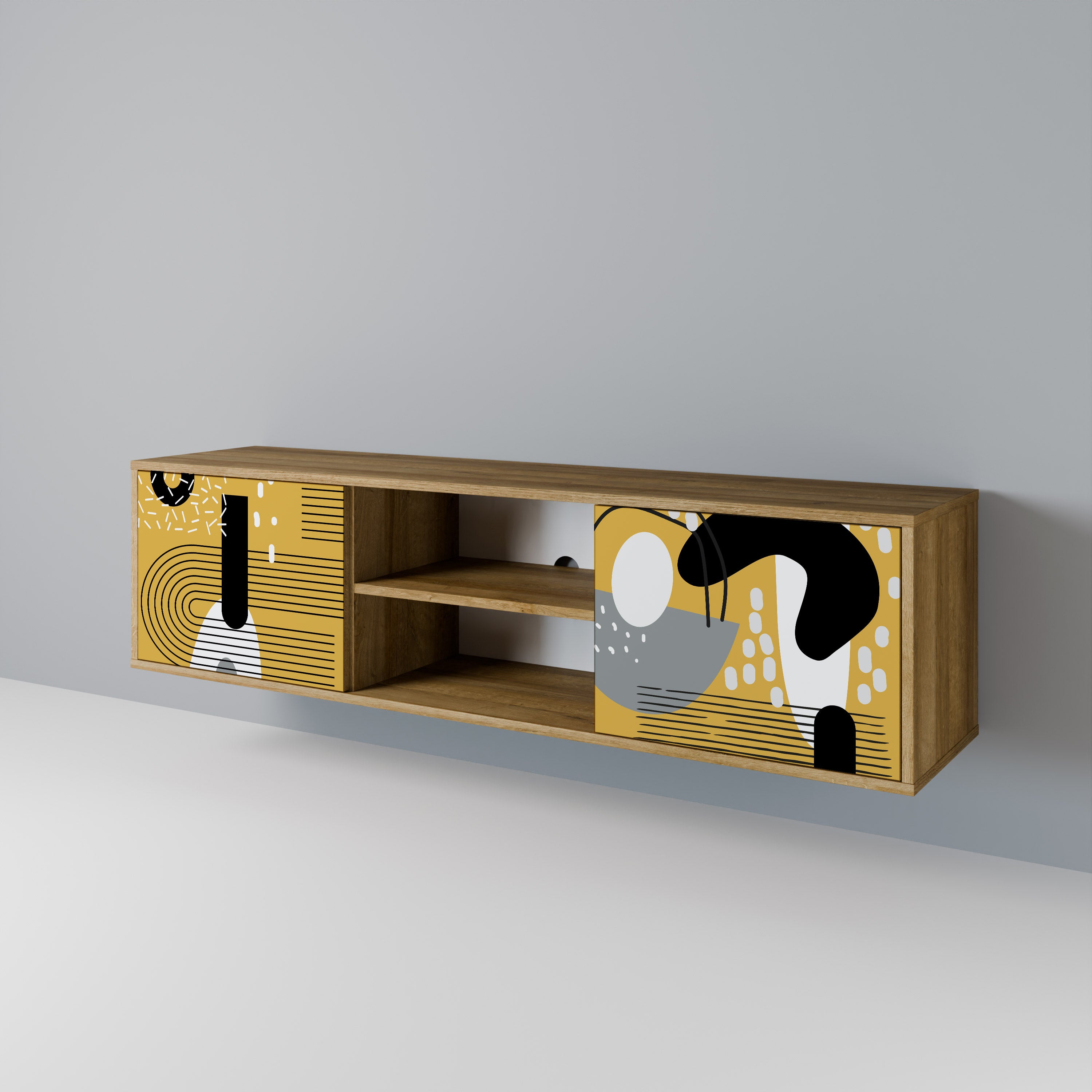 SHAPESHIFT SYMPHONY 2-Door TV Cabinet