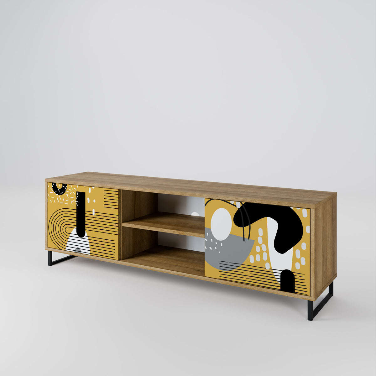 SHAPESHIFT SYMPHONY Dvoudveřový TV stolek