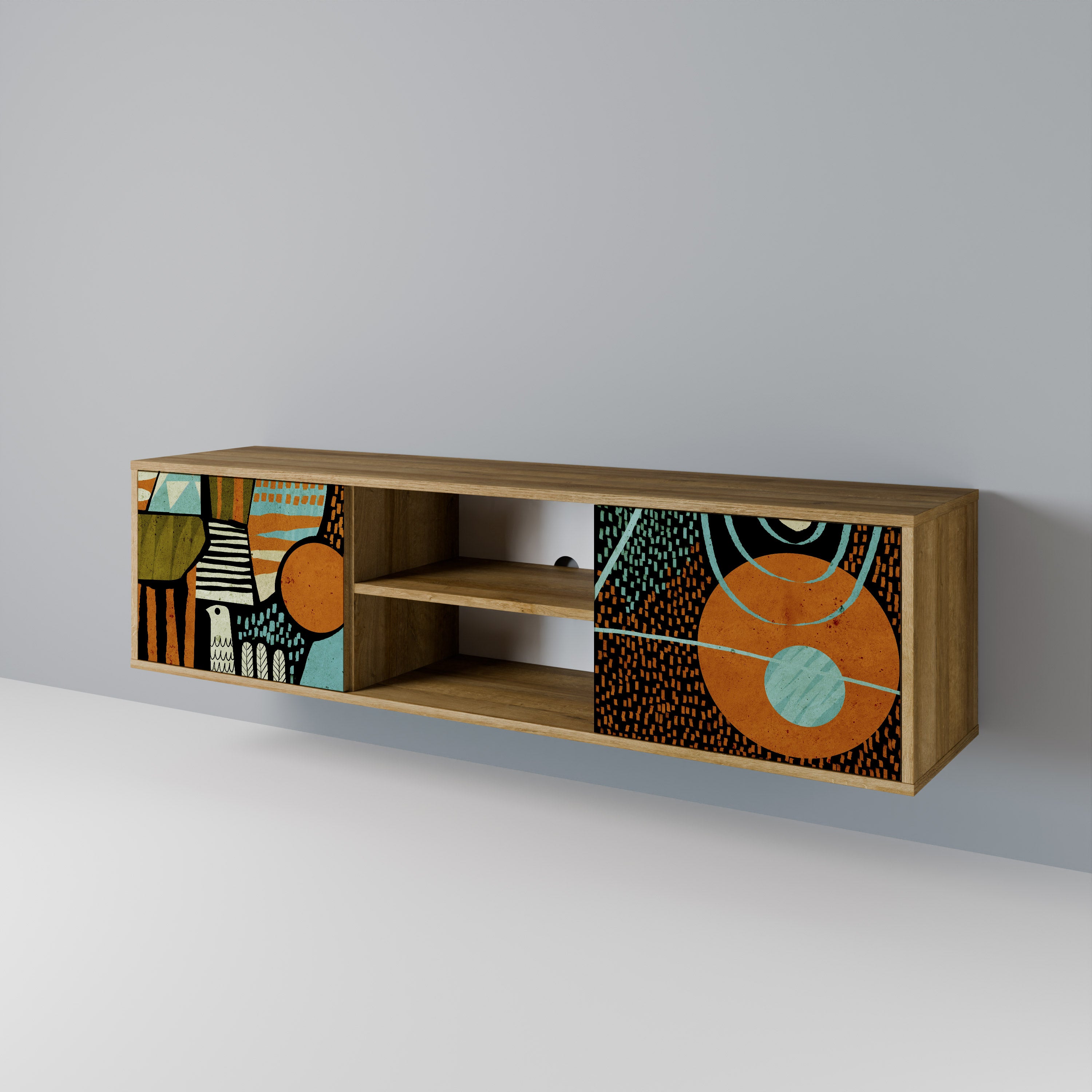 GEODE GLIMMER Dvoudveřový TV stolek