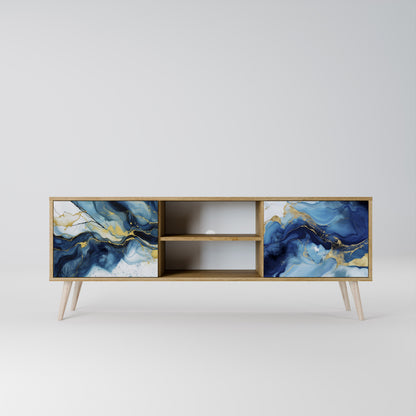 INKY MARBLE Dvoudveřový TV stolek