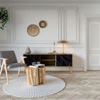 SHIMMER SPIDERGRAM Dvoudveřový TV stolek