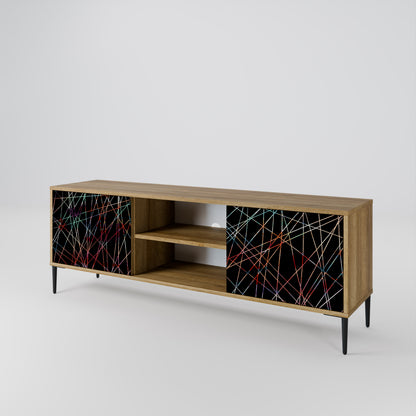 LUMINOUS SNARE Dvoudveřový TV stolek