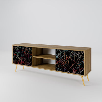 LUMINOUS SNARE Dvoudveřový TV stolek