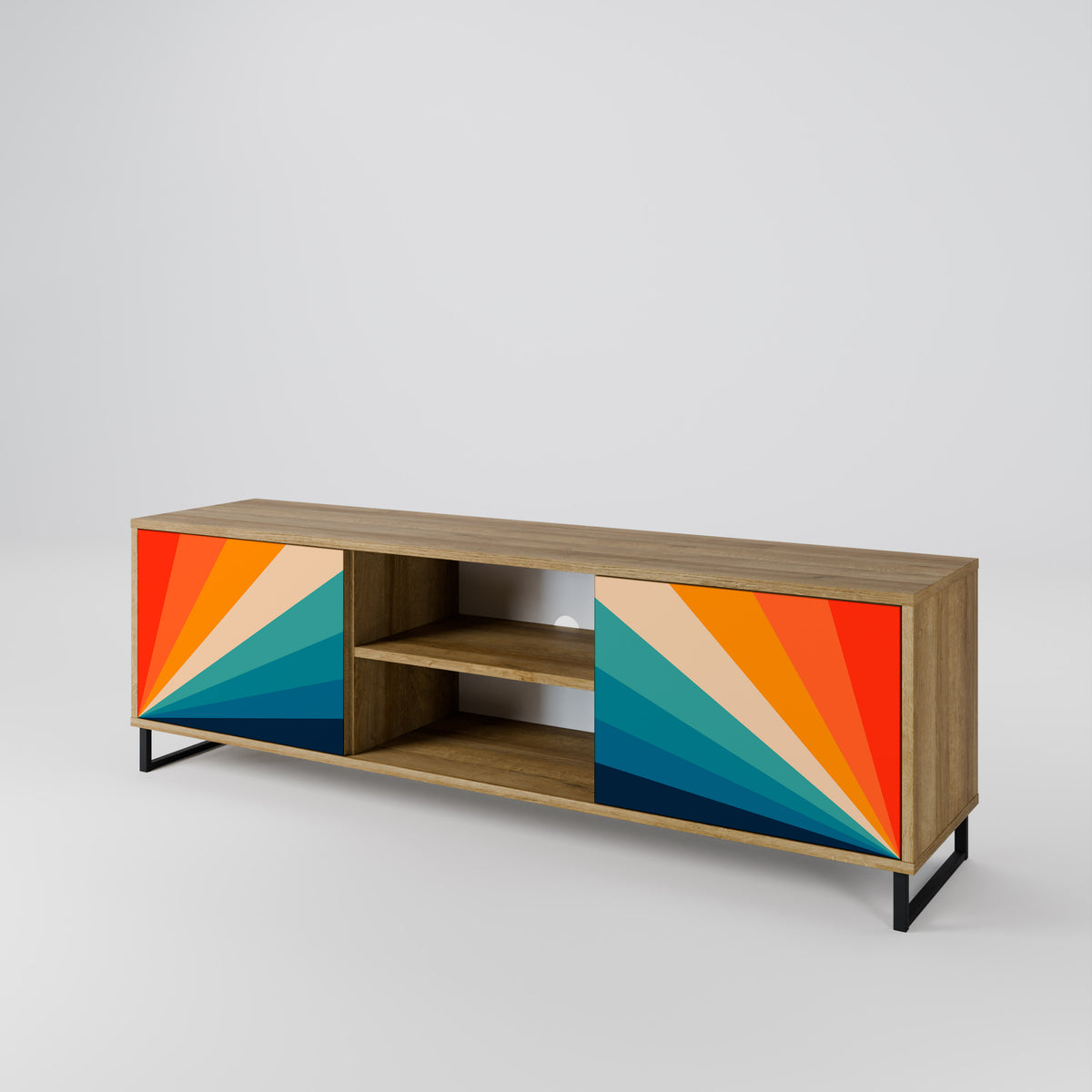 PRISM CONCUSSION Dvoudveřový TV stolek