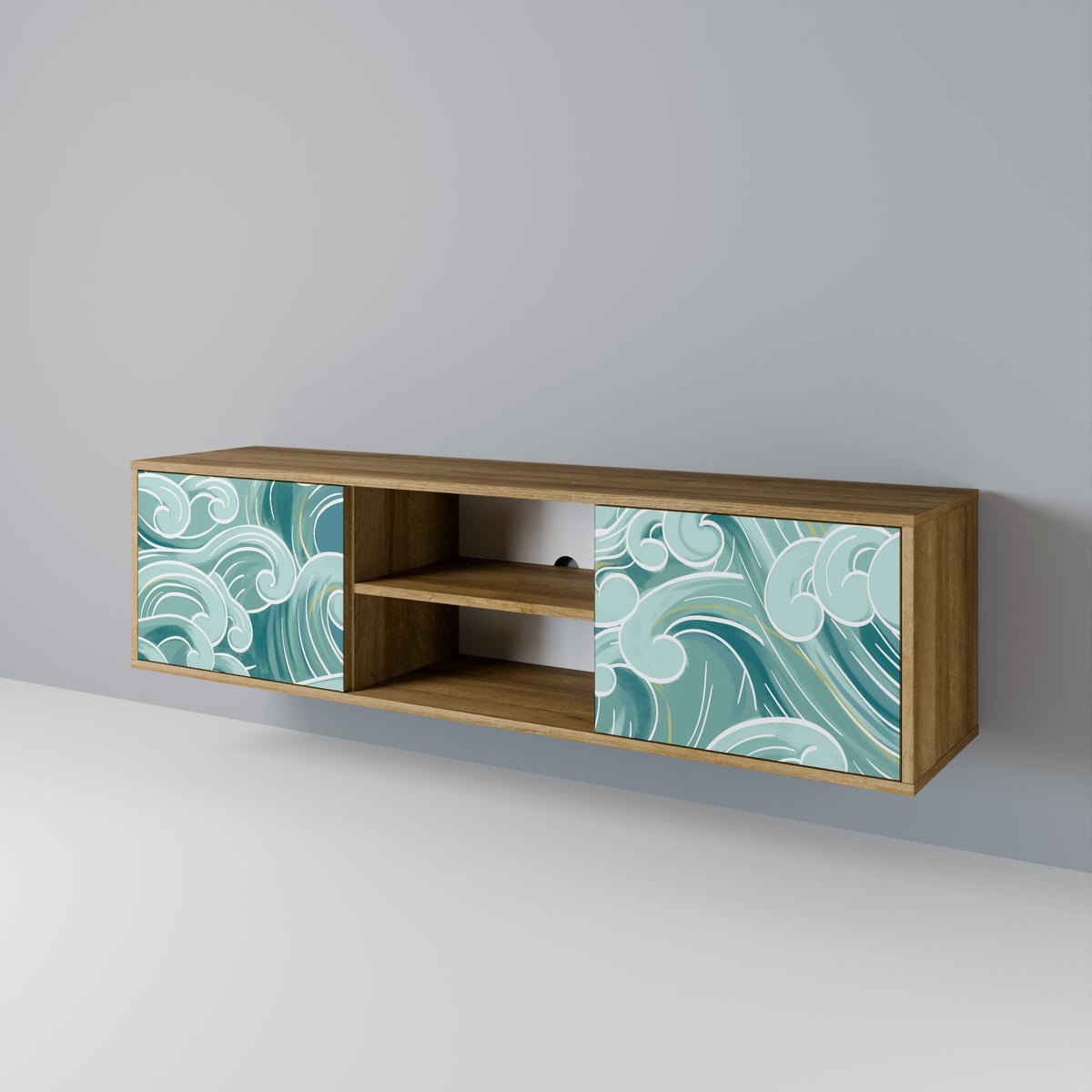 ASIAN SWAY Dvoudveřový TV stolek