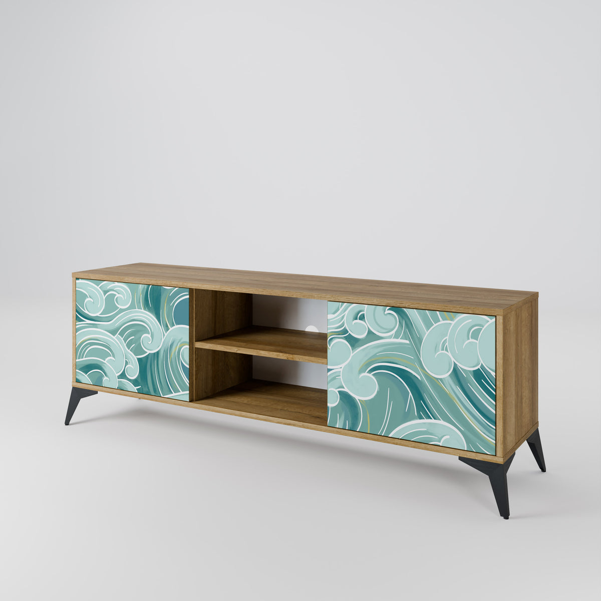 ASIAN SWAY Dvoudveřový TV stolek