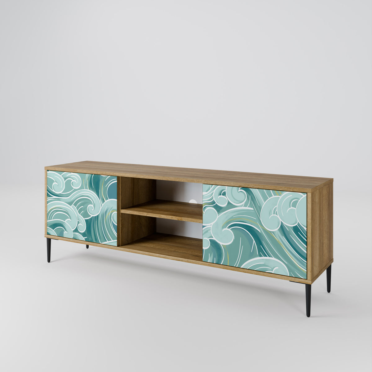 ASIAN SWAY Dvoudveřový TV stolek