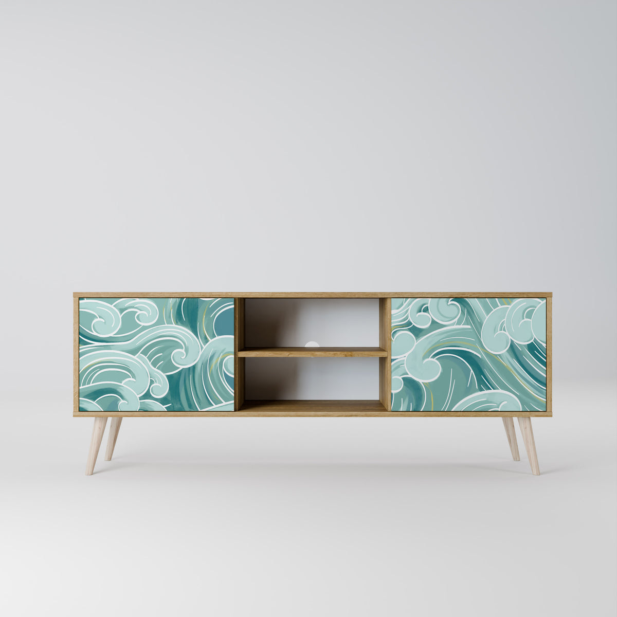 ASIAN SWAY Dvoudveřový TV stolek