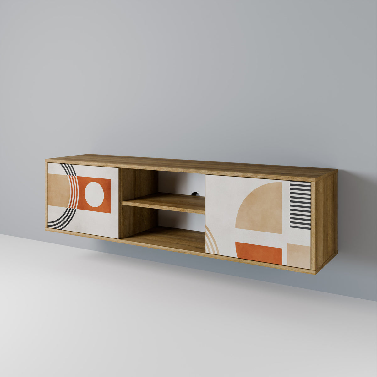 SPACE AROUND Dvoudveřový TV stolek