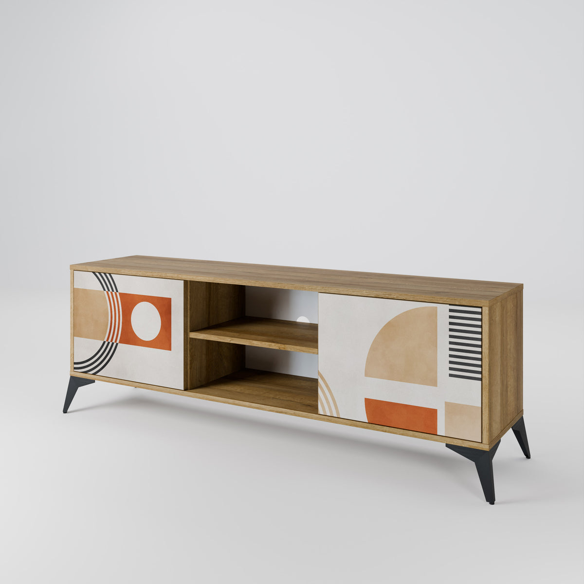 SPACE AROUND Dvoudveřový TV stolek