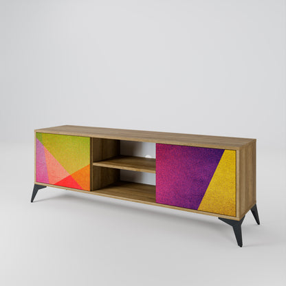 VIVID GEOMETRY Dvoudveřový TV stolek