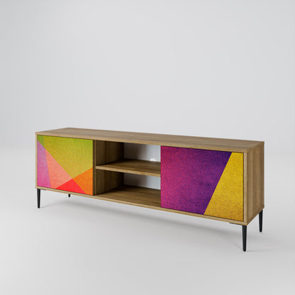 VIVID GEOMETRY Dvoudveřový TV stolek