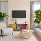 VIVID GEOMETRY Dvoudveřový TV stolek