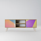 BRIGHT GEOMETRY 2-Door TV Cabinet