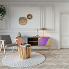 BRIGHT GEOMETRY 2-Door TV Cabinet