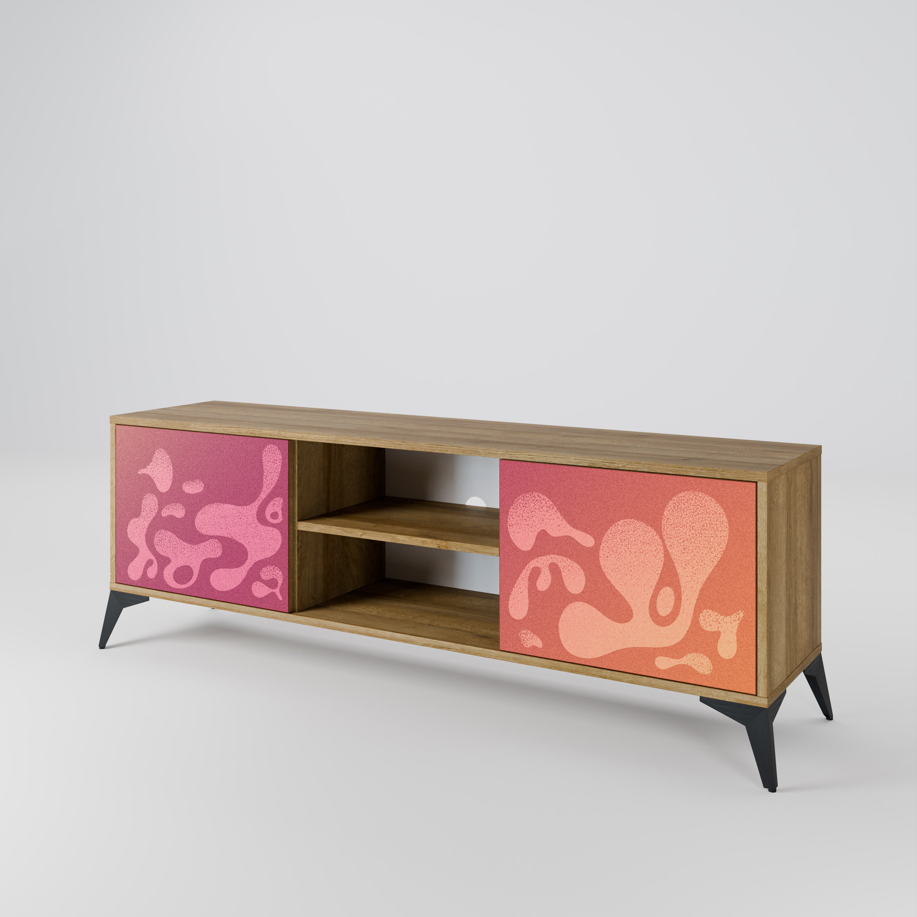 IRREGULAR PINK 2-Door TV Cabinet