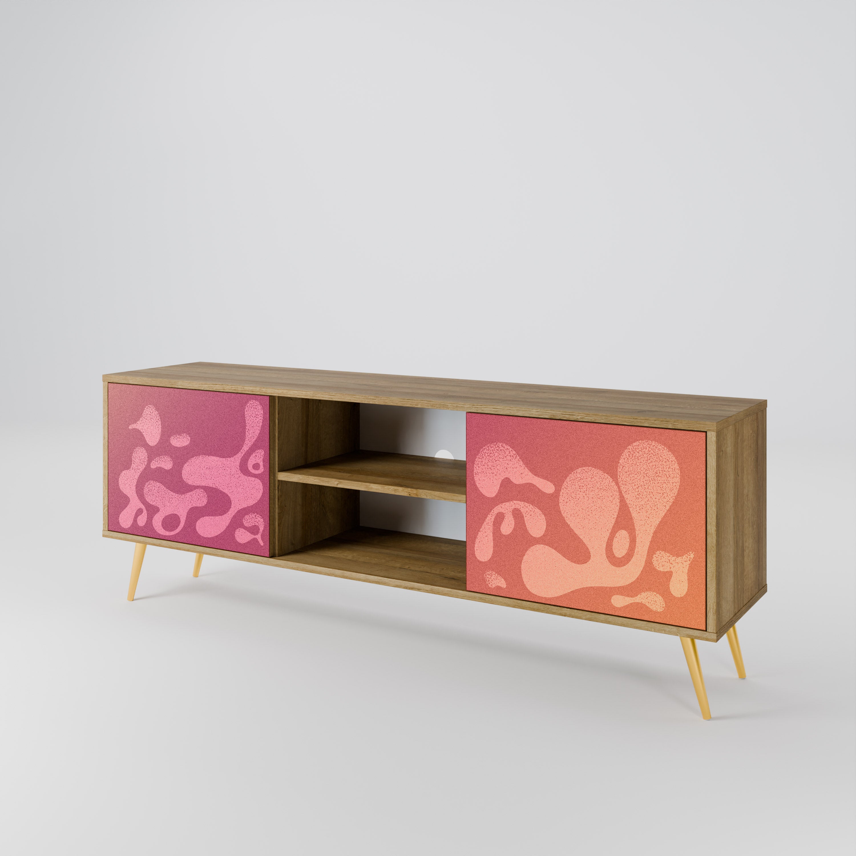 IRREGULAR PINK 2-Door TV Cabinet