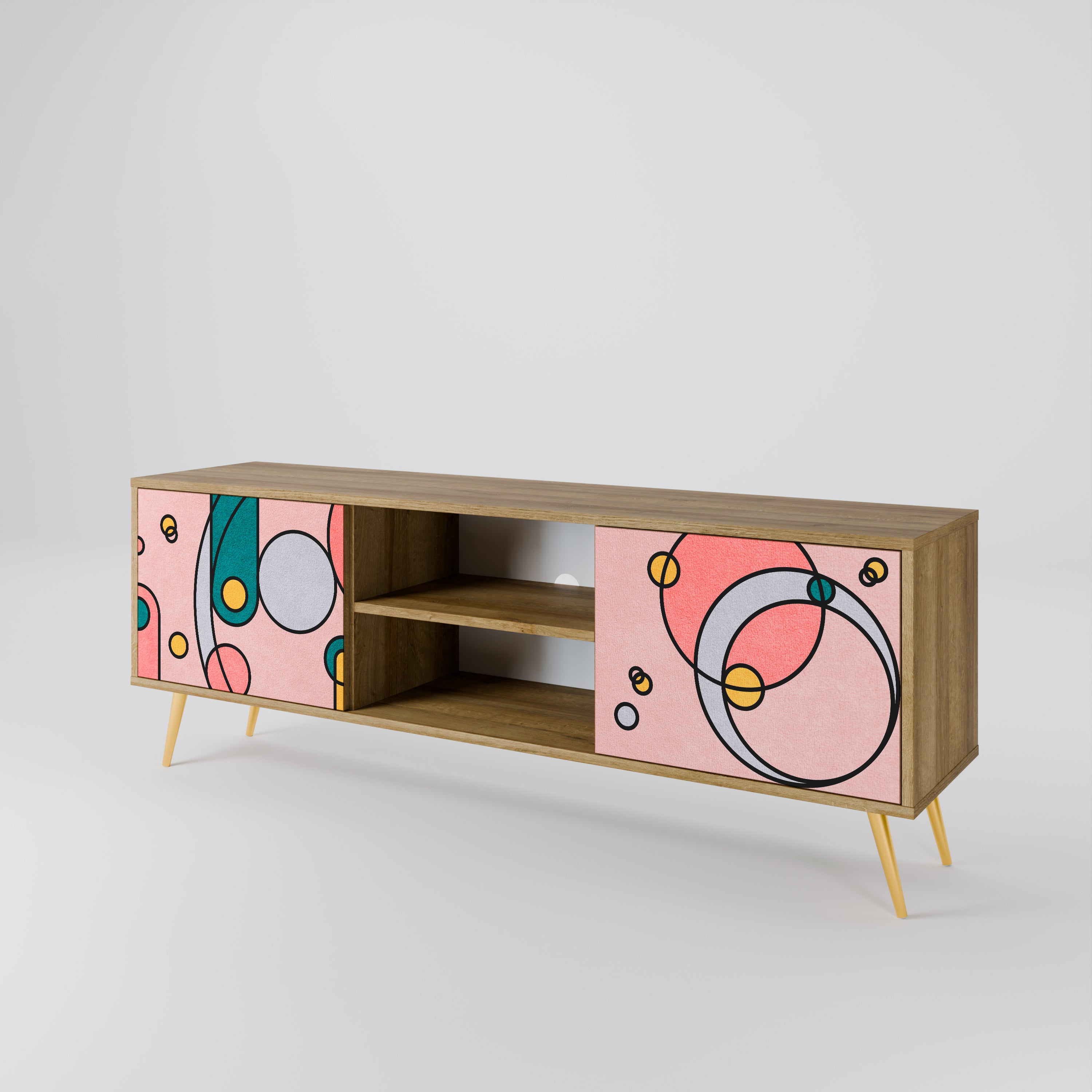 GOSSAMER ECHOES Dvoudveřový TV stolek