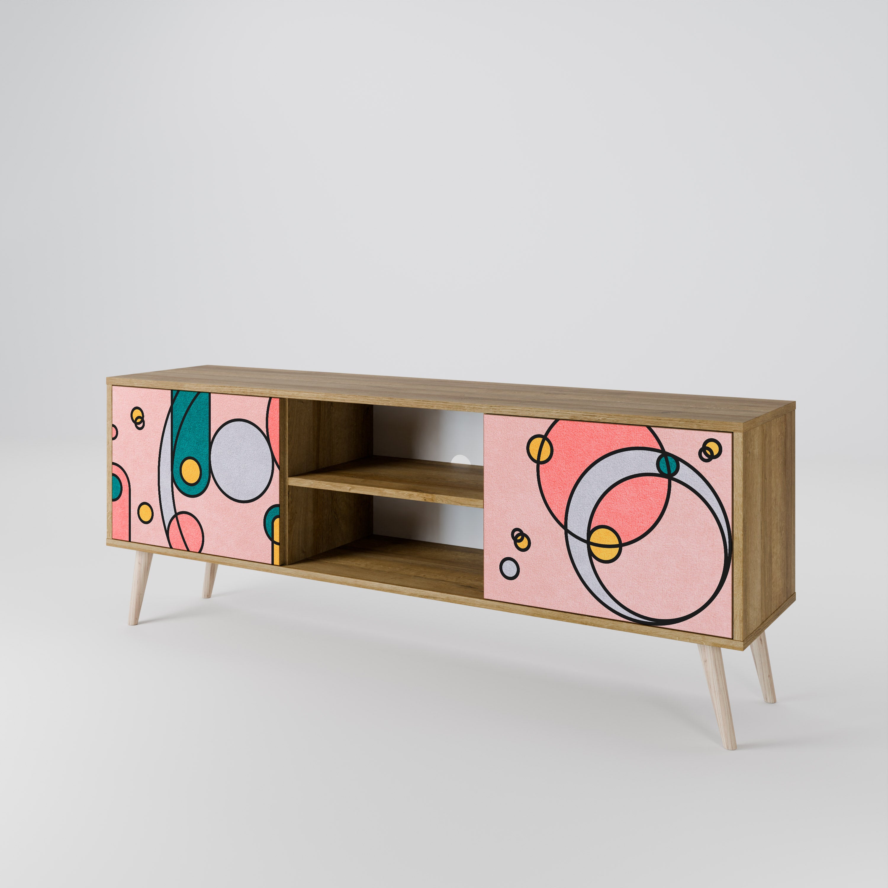 GOSSAMER ECHOES Dvoudveřový TV stolek