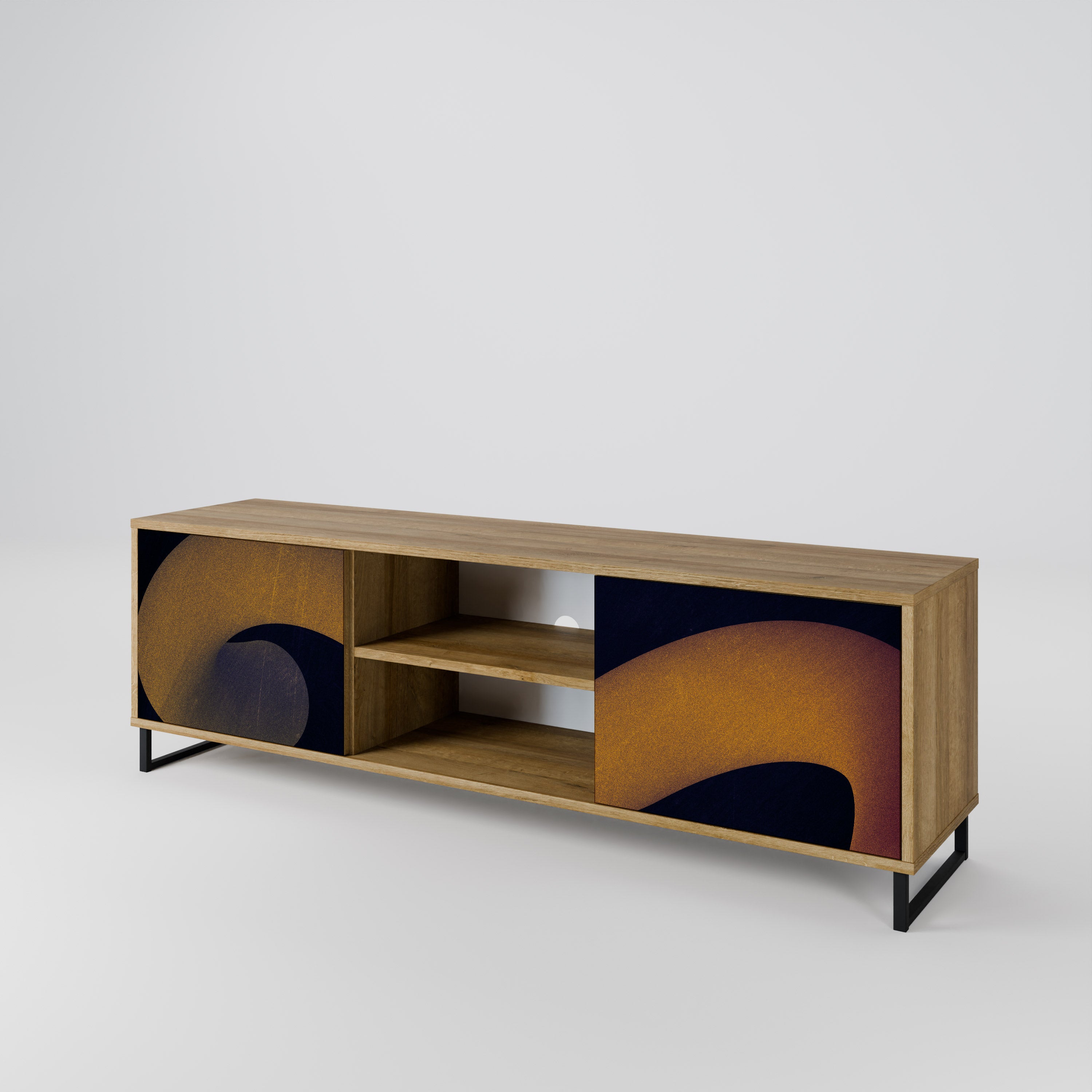 HOLLOW TIME 2-Door TV Cabinet