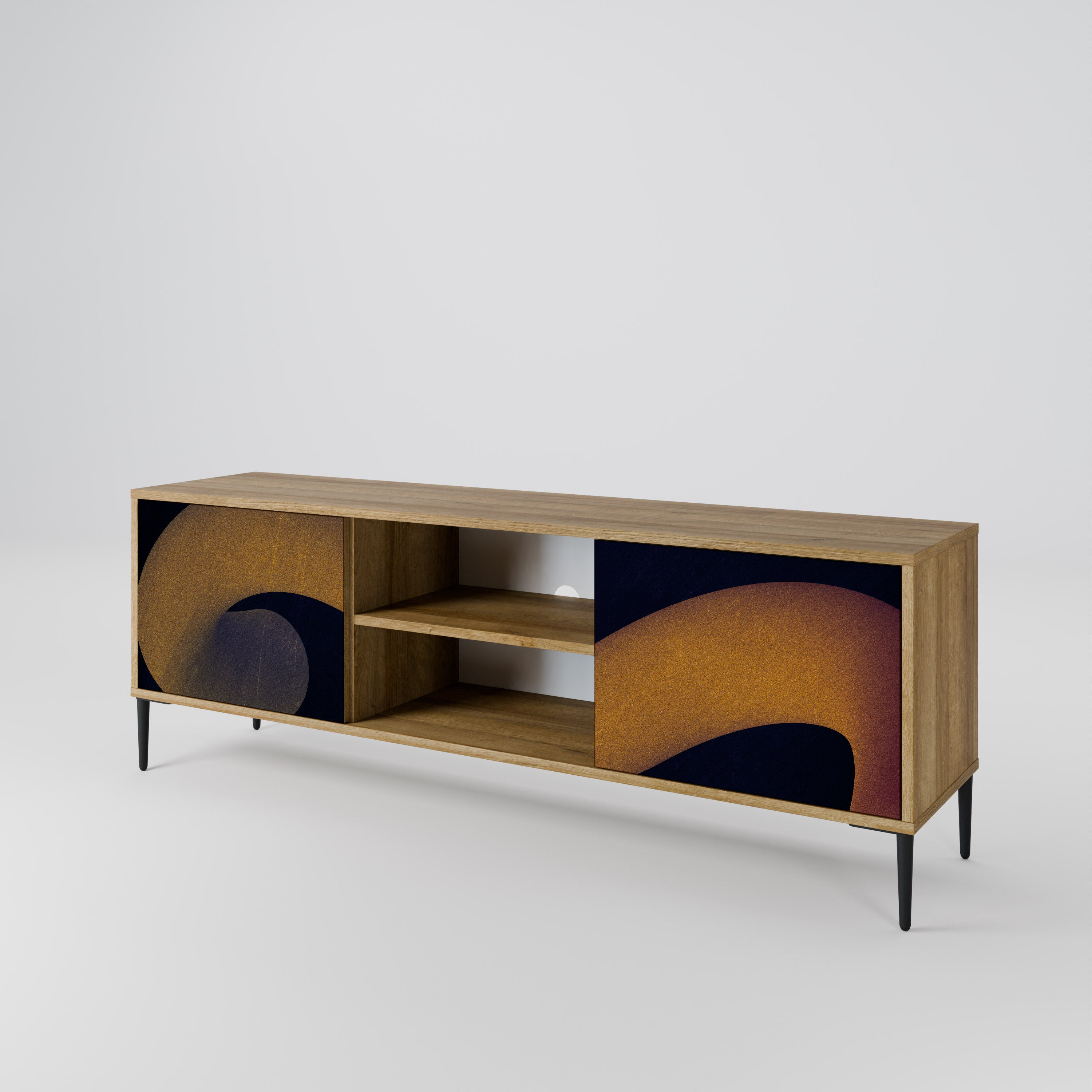 HOLLOW TIME 2-Door TV Cabinet