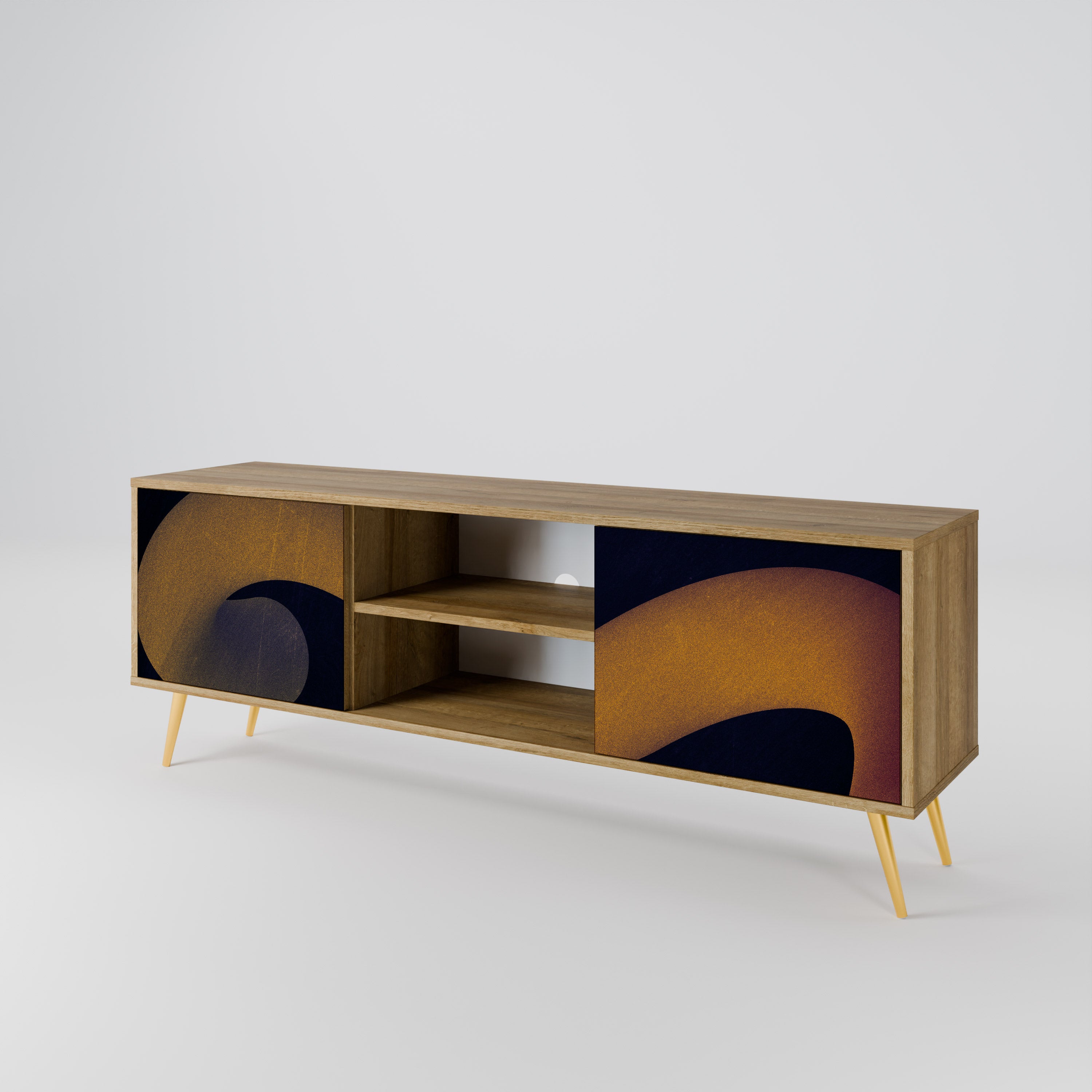 HOLLOW TIME 2-Door TV Cabinet