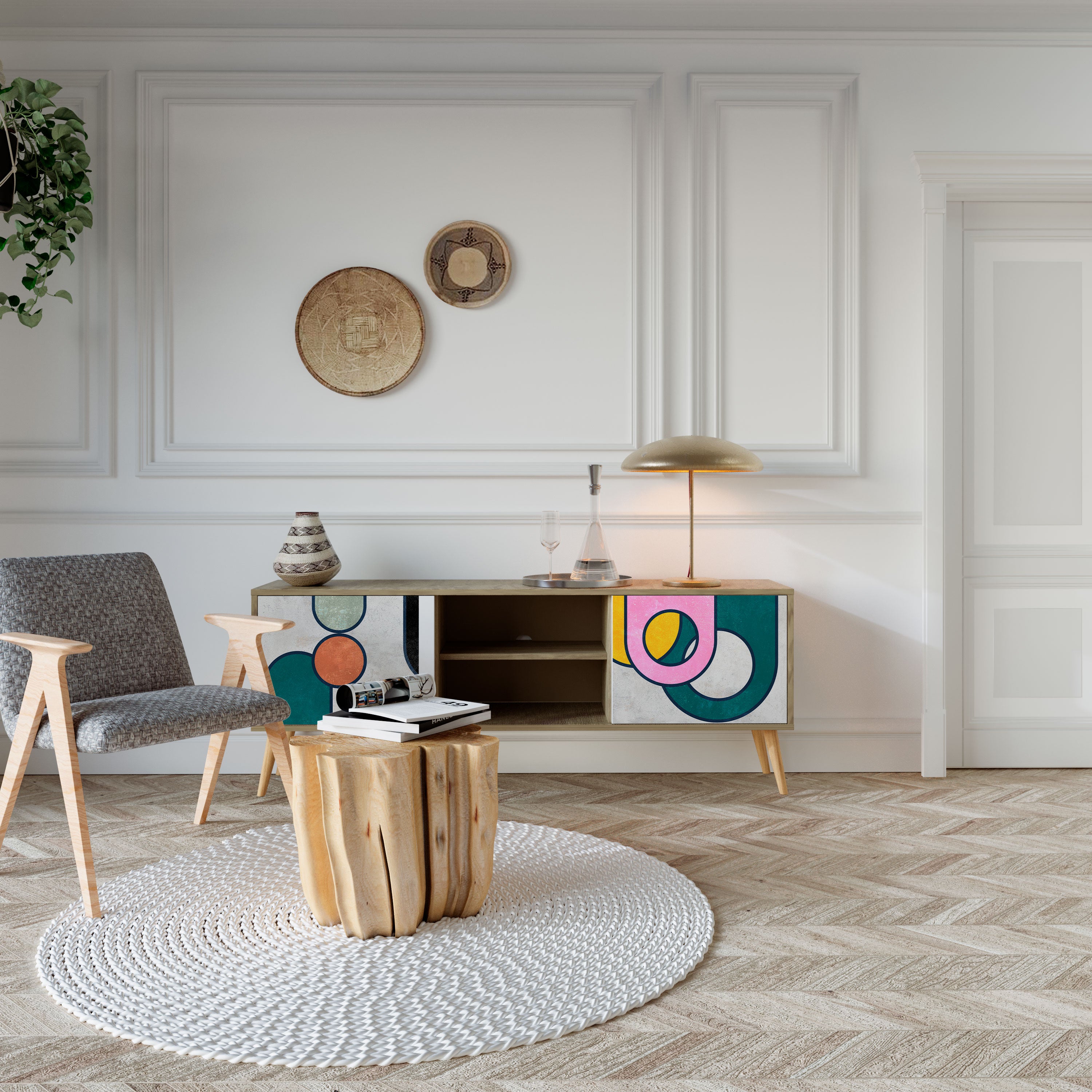 COOL STORY 2-Door TV Cabinet