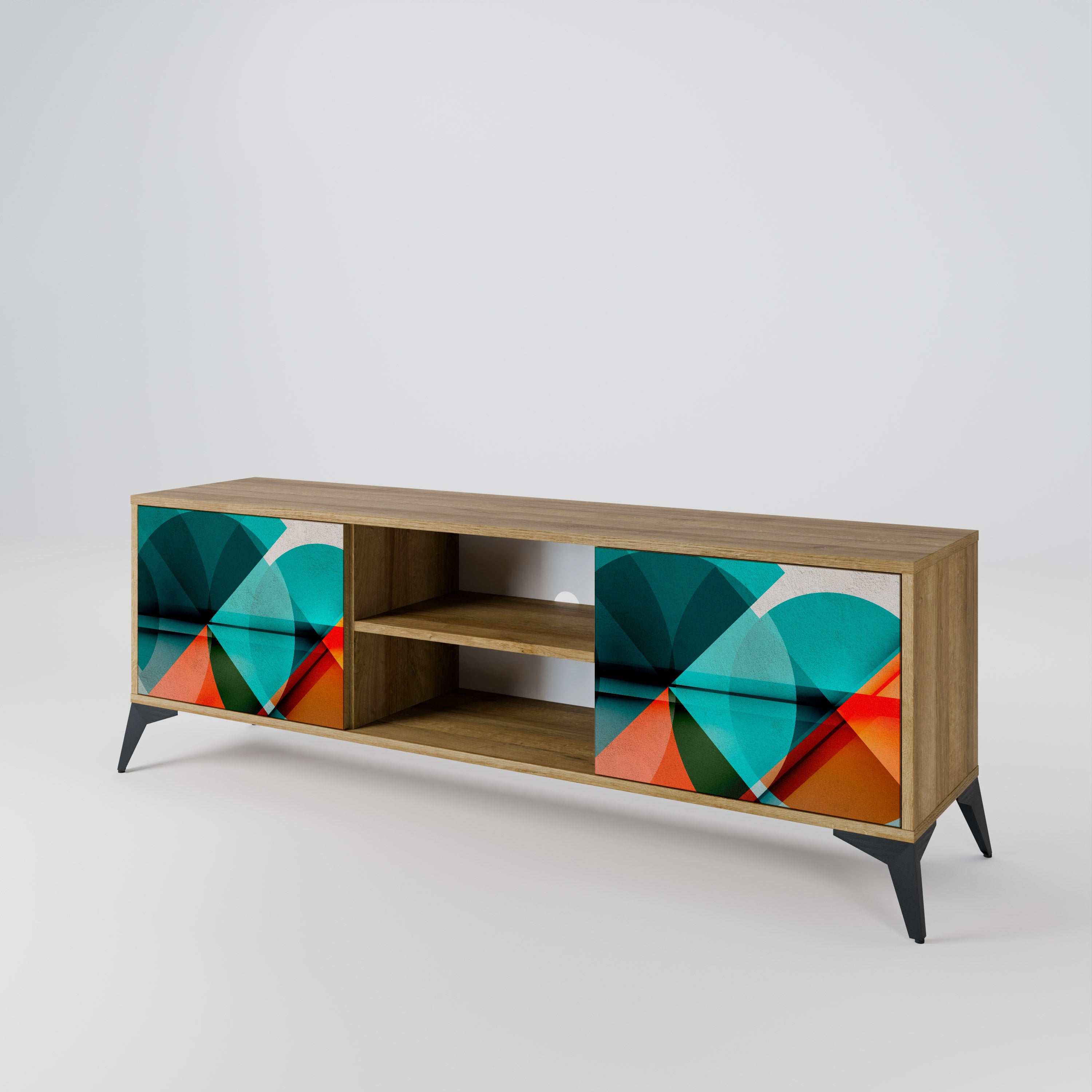 CIRCULAR RHAPSODY 2-Door TV Cabinet