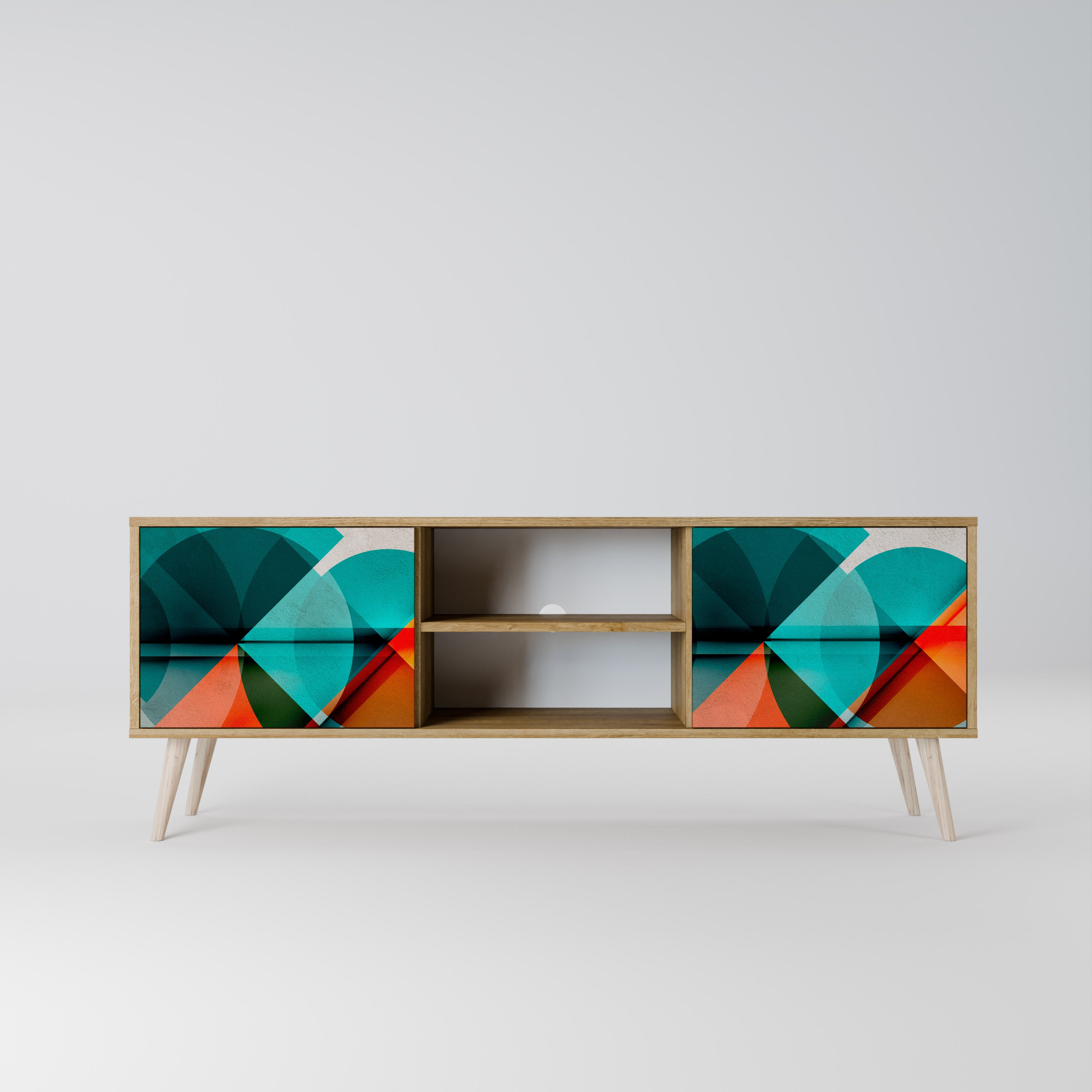 CIRCULAR RHAPSODY 2-Door TV Cabinet