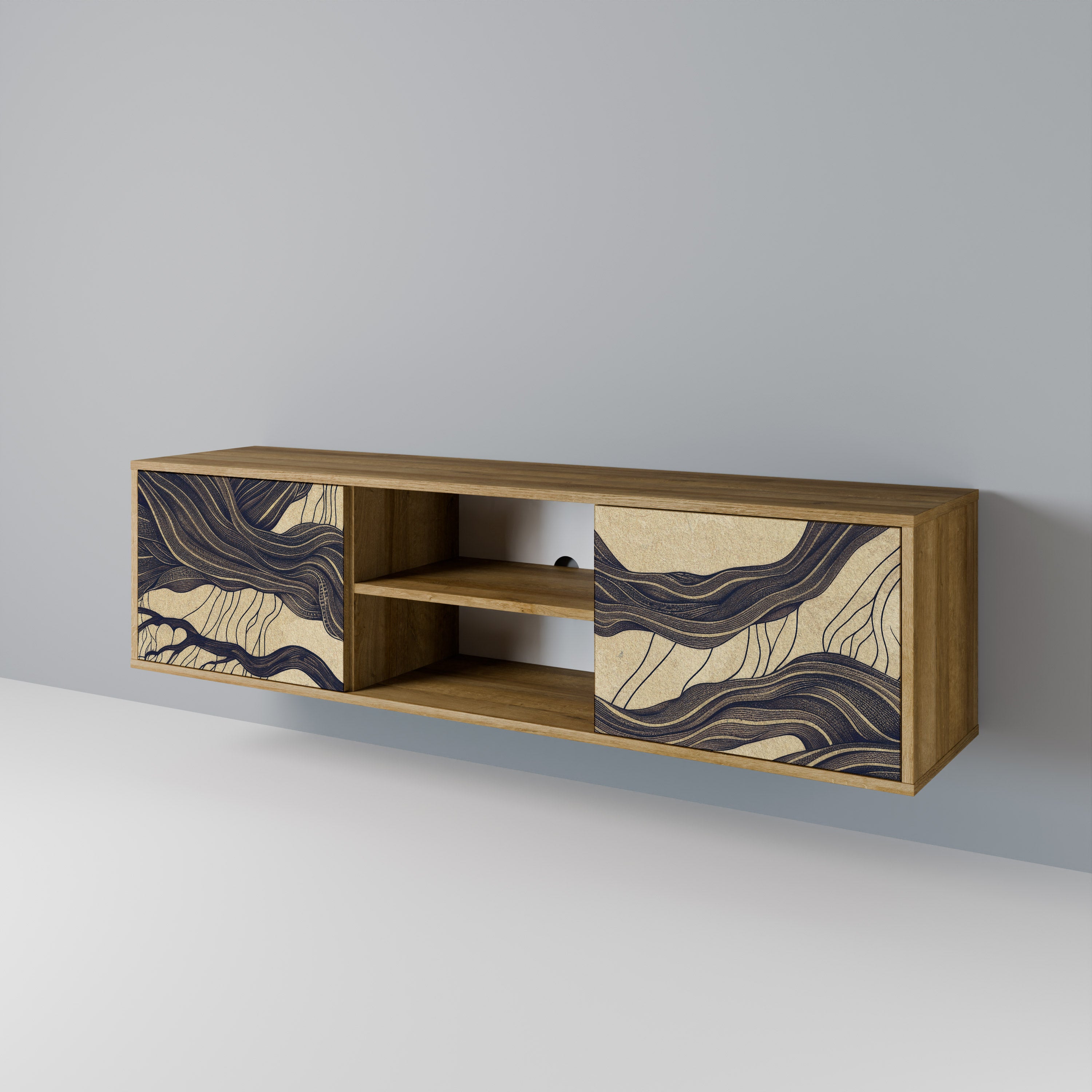 UNIFIED FRAGMENTS 2-Door TV Cabinet