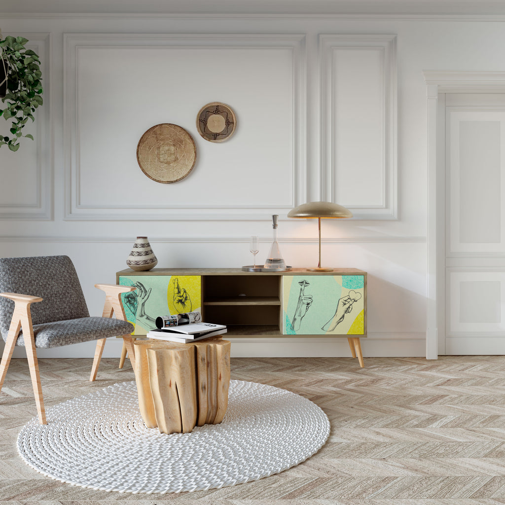 BODY LANGUAGE 2-Door TV Cabinet