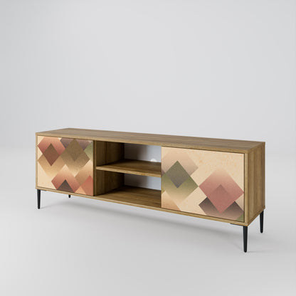 GEOMETRIC FUSION Dvoudveřový TV stolek