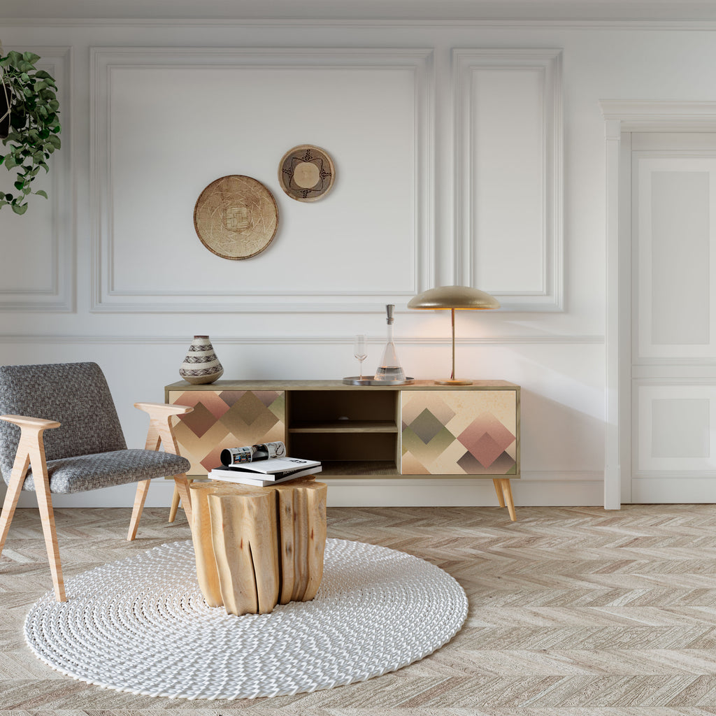 GEOMETRIC FUSION 2-Door TV Cabinet