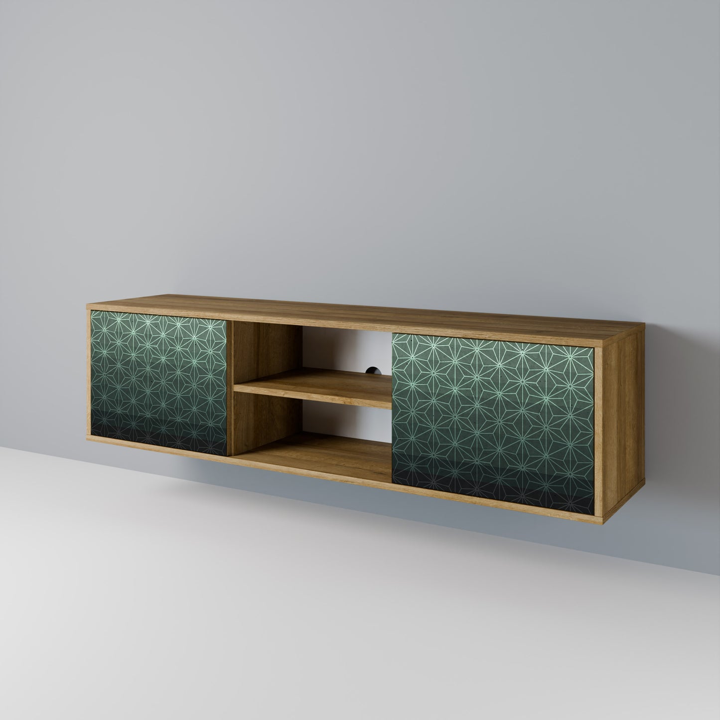 ORNAMENTAL GLIMMER Dvoudveřový TV stolek