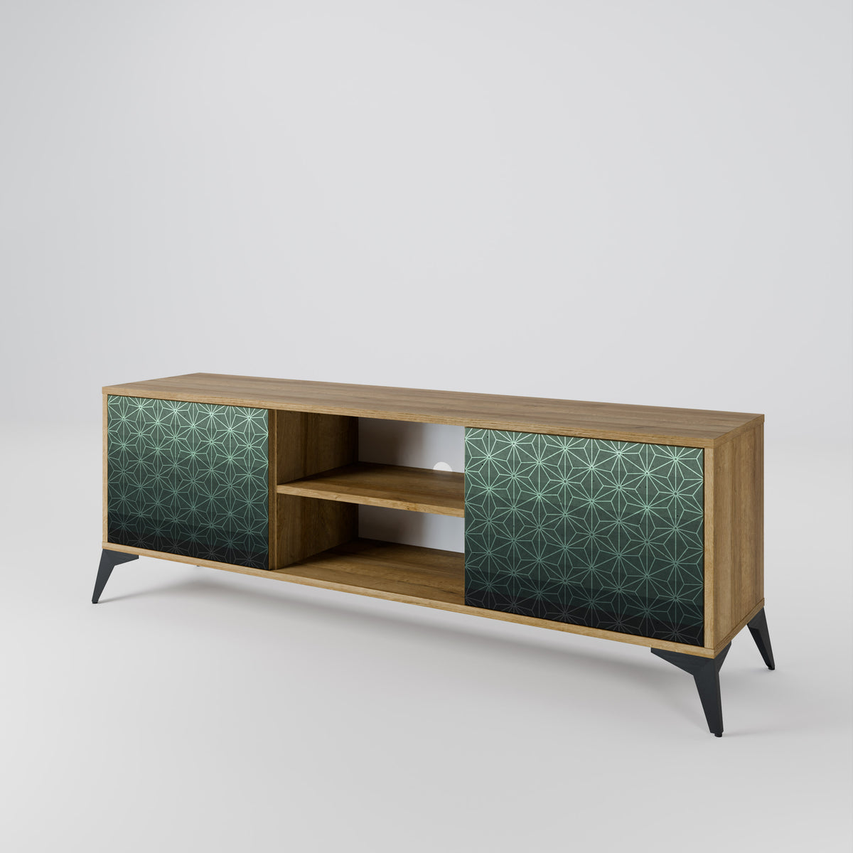 ORNAMENTAL GLIMMER Dvoudveřový TV stolek