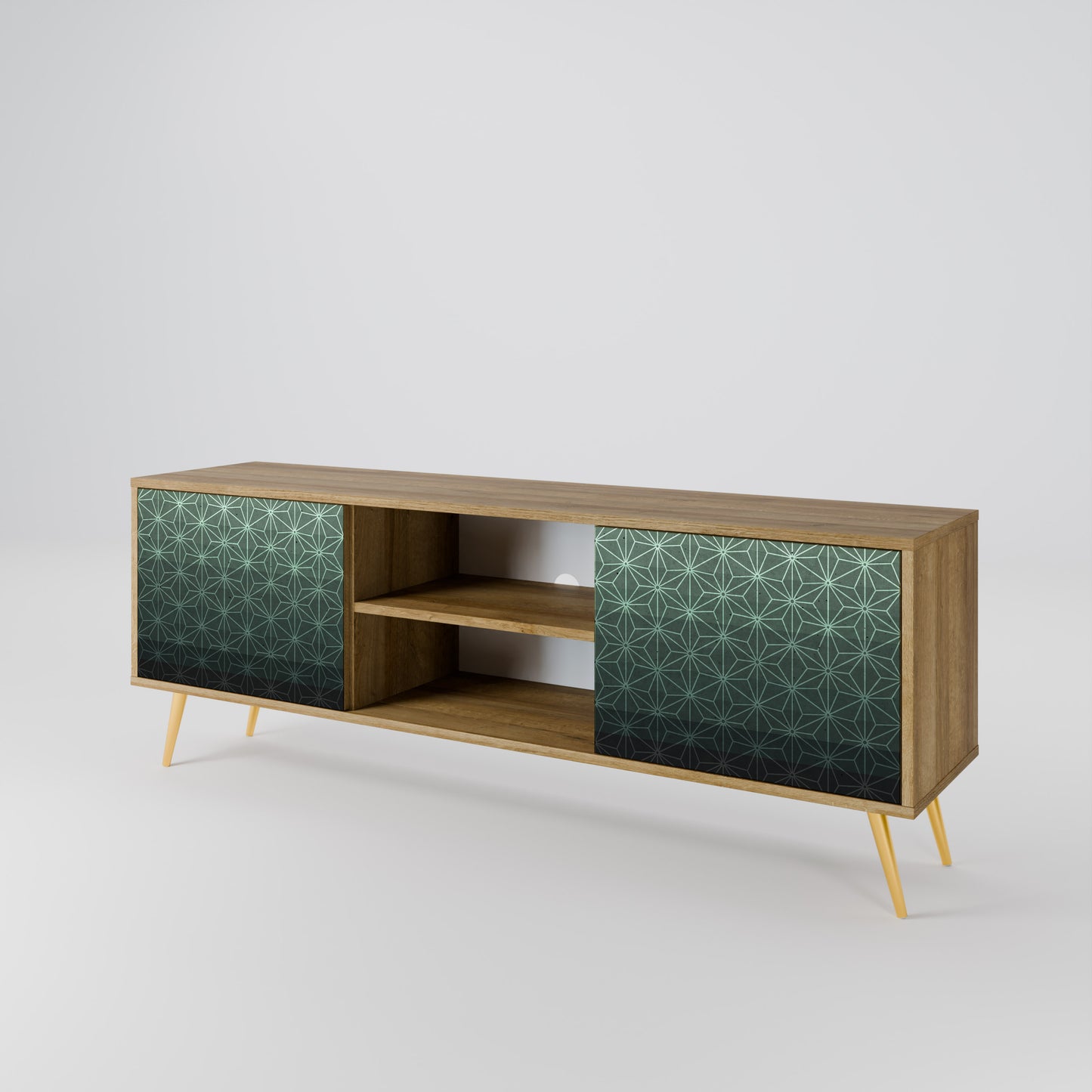 ORNAMENTAL GLIMMER Dvoudveřový TV stolek