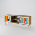 GEOMETRIC SHINE 2-Door TV Cabinet