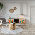 GEOMETRIC SHINE 2-Door TV Cabinet