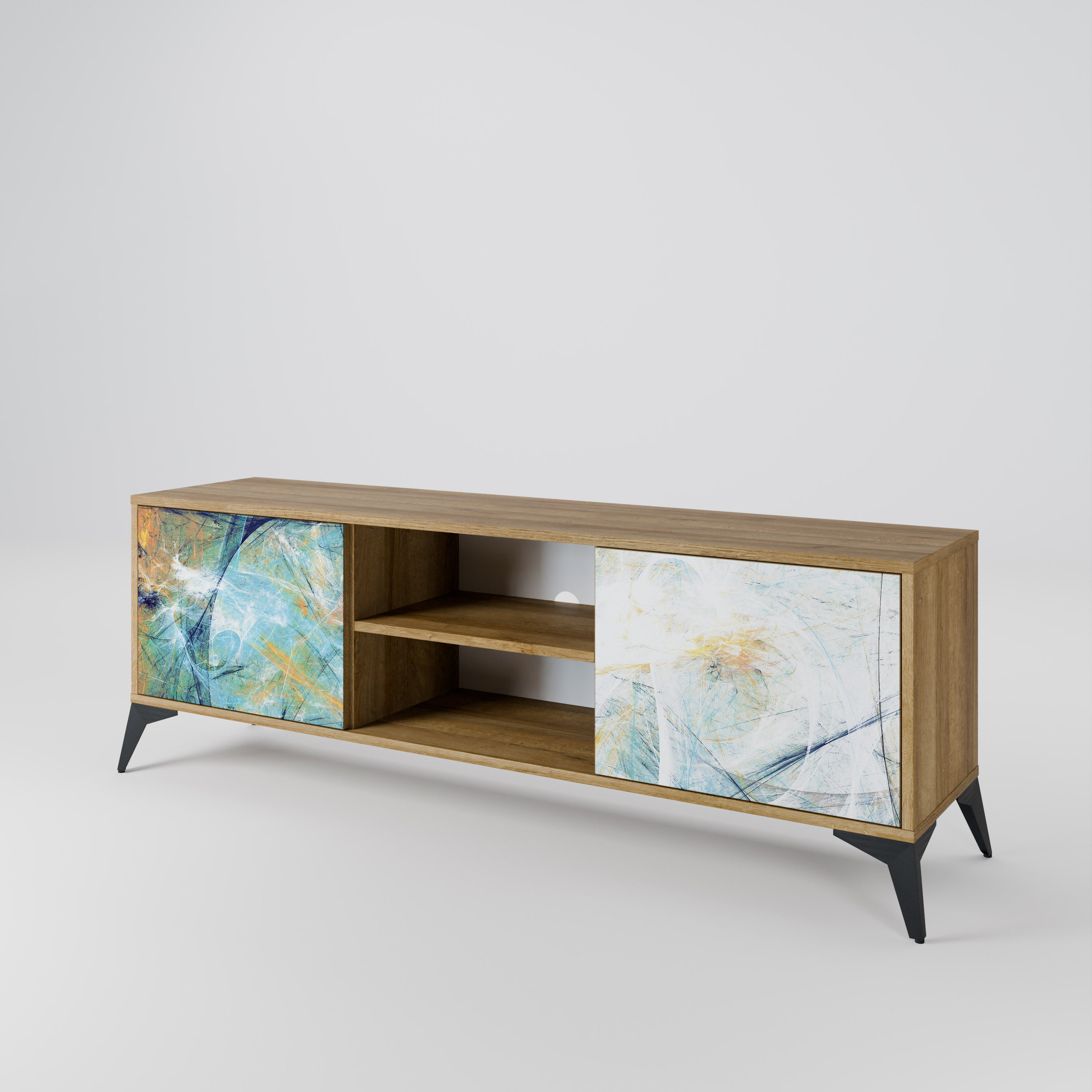 ABSTRACT THOUGHTS 2-Door TV Cabinet