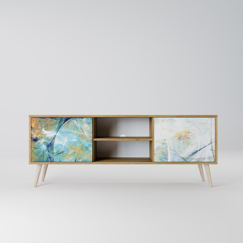 ABSTRACT THOUGHTS 2-Door TV Cabinet