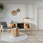 GEOMETRIC PUZZLE 2-Door TV Cabinet