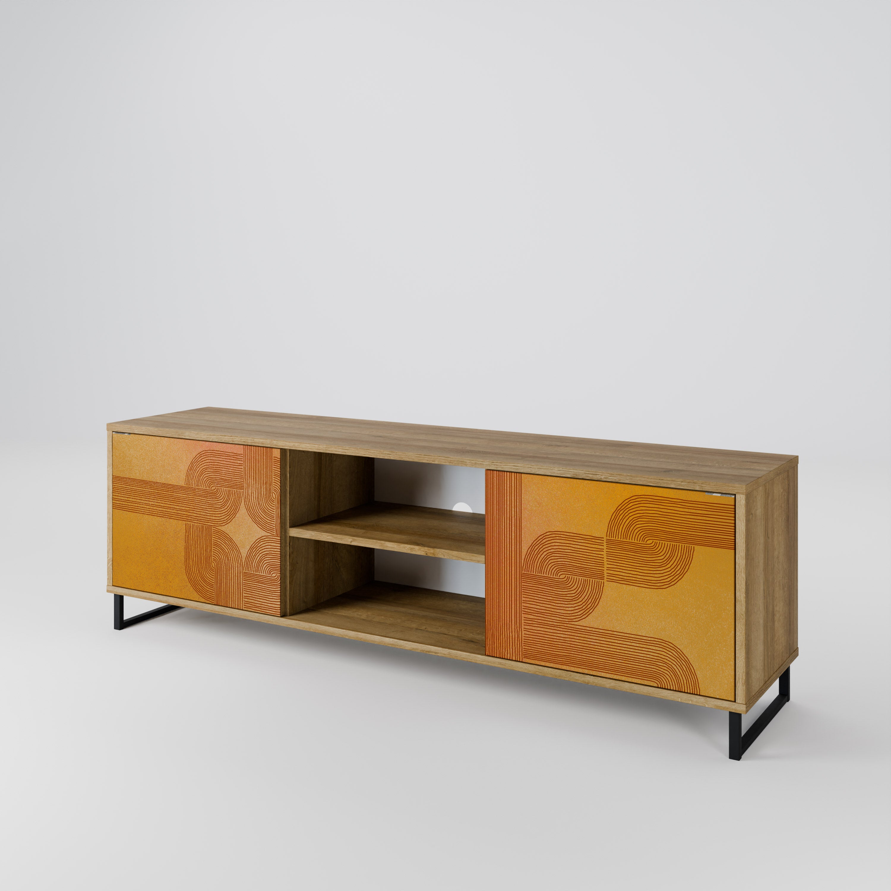 STRENGTHENING RELATION 2-Door TV Cabinet