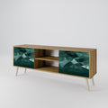 POLYGONAL FLOATING 2-Door TV Cabinet