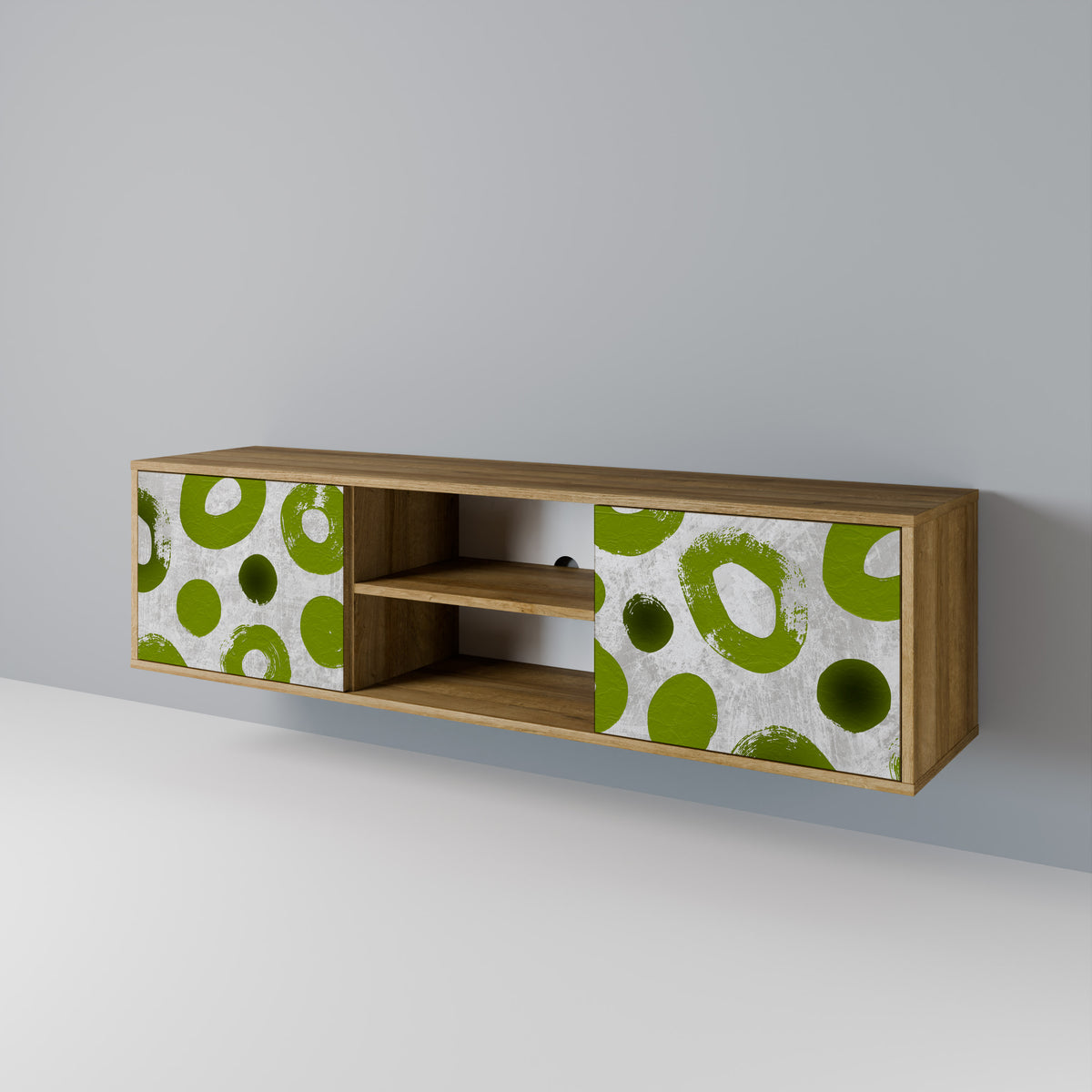 GREEN RHAPSODY Dvoudveřový TV stolek