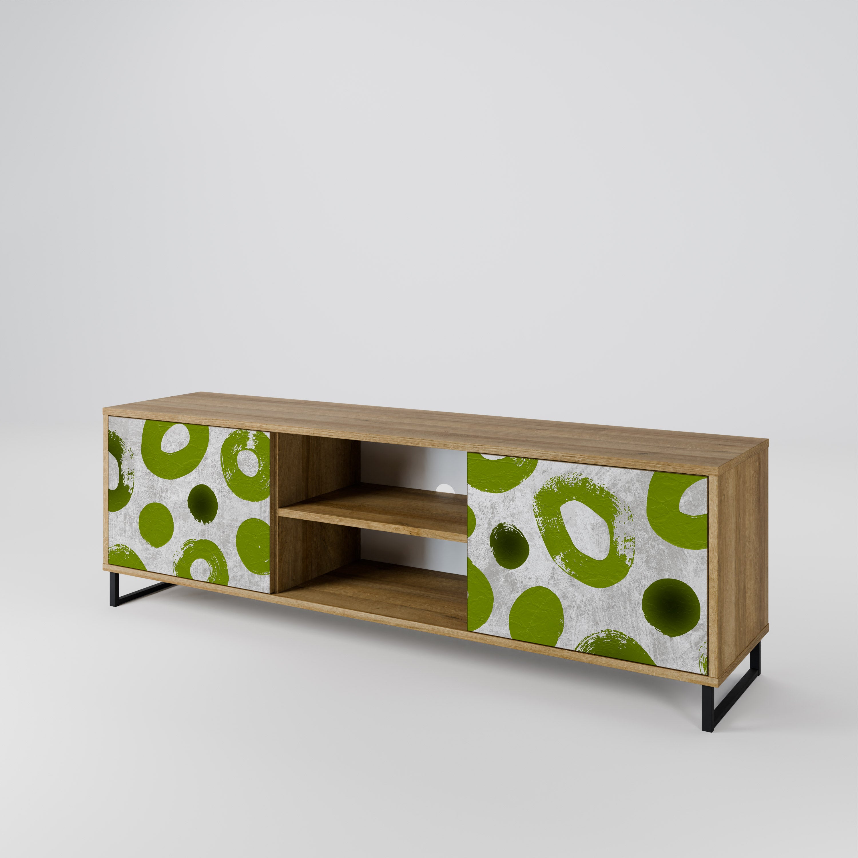 GREEN RHAPSODY 2-Door TV Cabinet