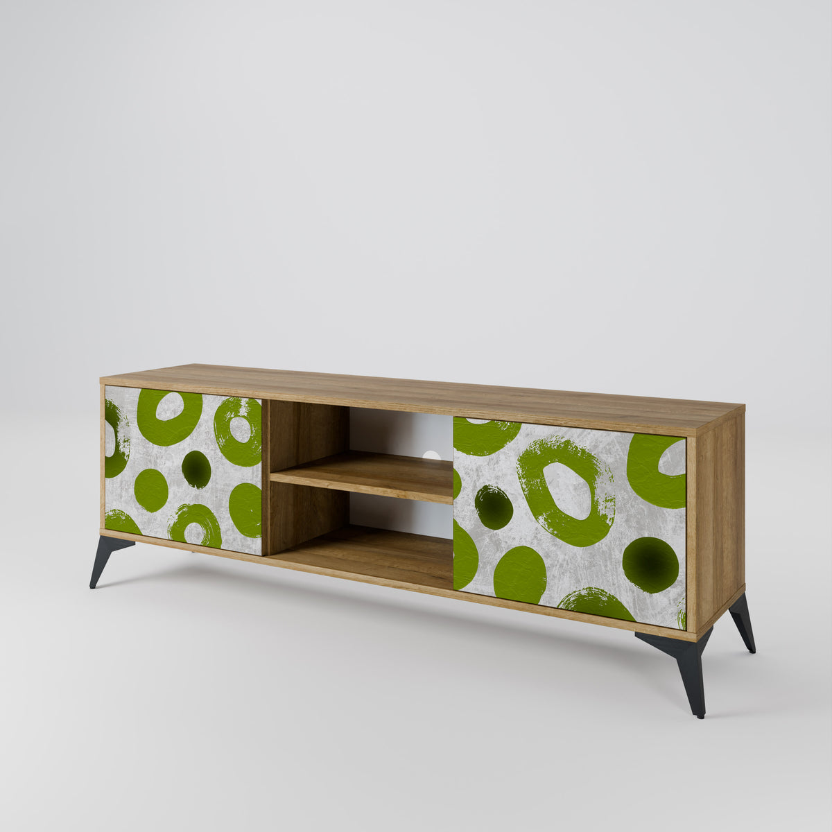 GREEN RHAPSODY Dvoudveřový TV stolek