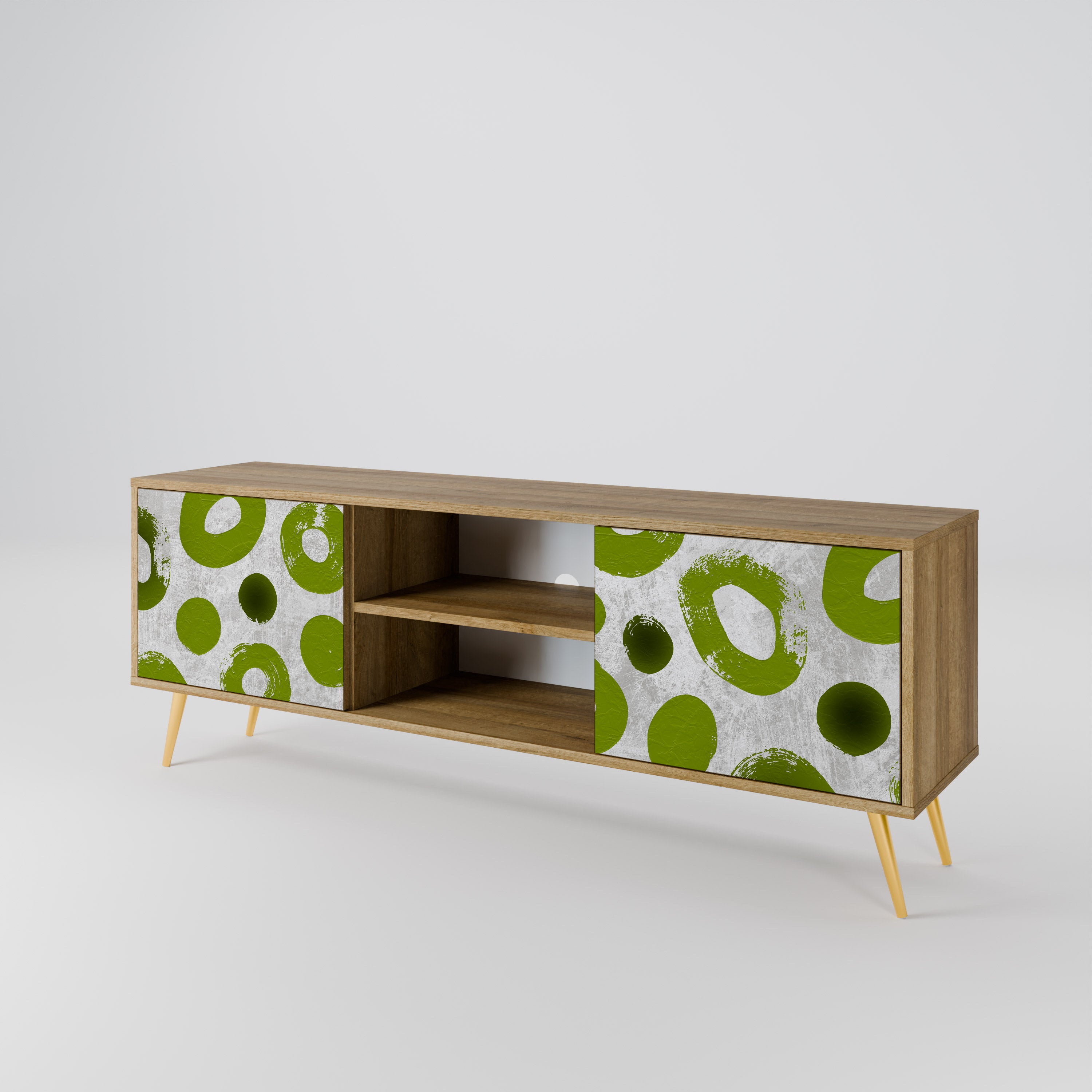 GREEN RHAPSODY 2-Door TV Cabinet