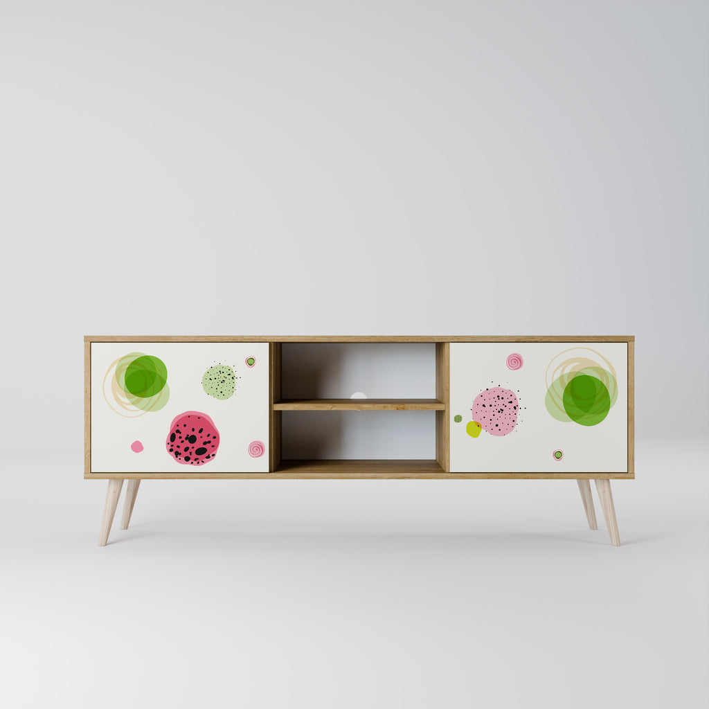 COLORFUL COSMOS 2-Door TV Cabinet