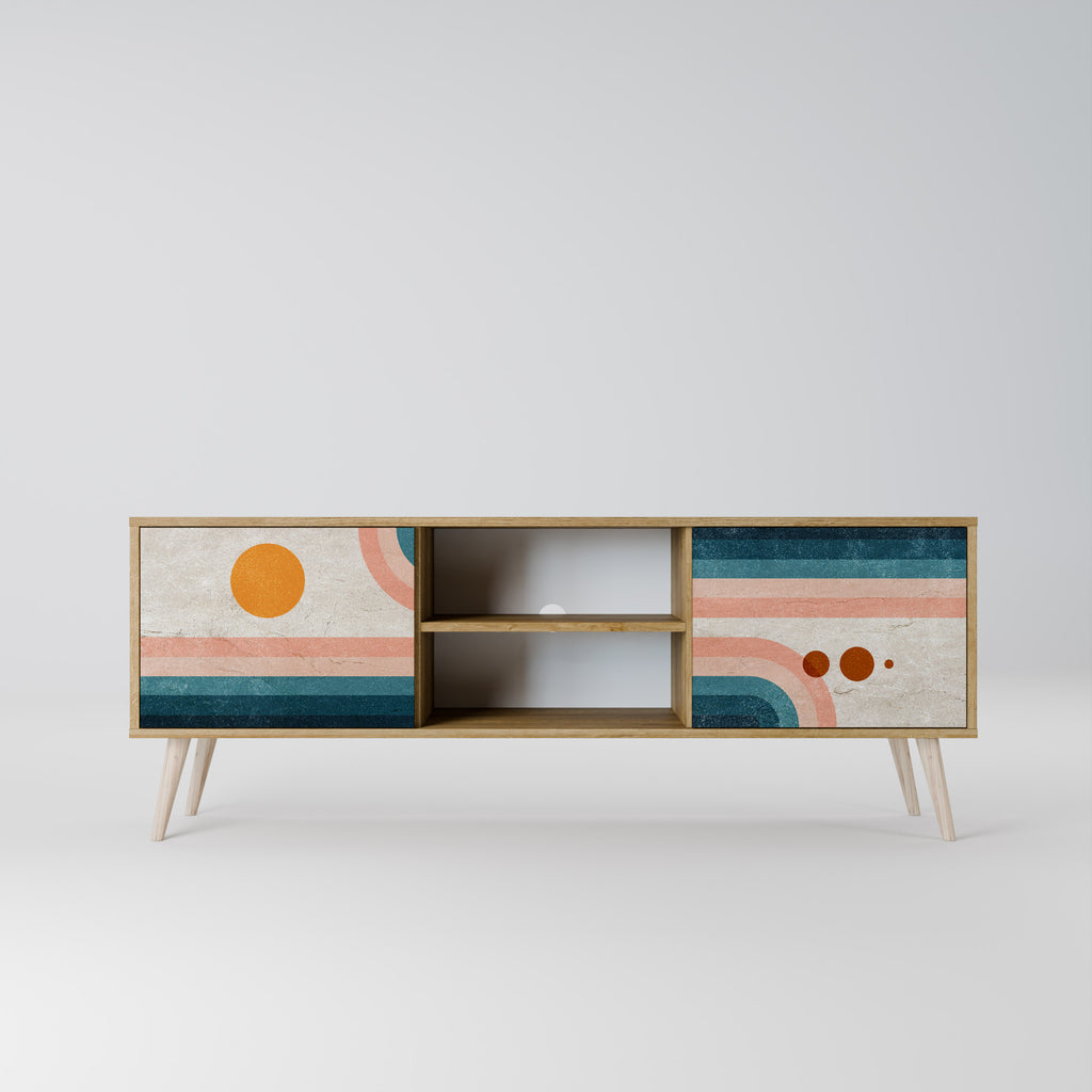 TWO HALVES 2-Door TV Cabinet